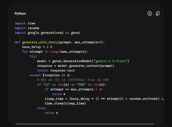Gemini Bị Lỗi 13 Là Gì? Nguyên Nhân Máy Chủ Và 5 Cách Xử Lý Nhanh Nhất 5 Python sửa lỗi 13 Gemini