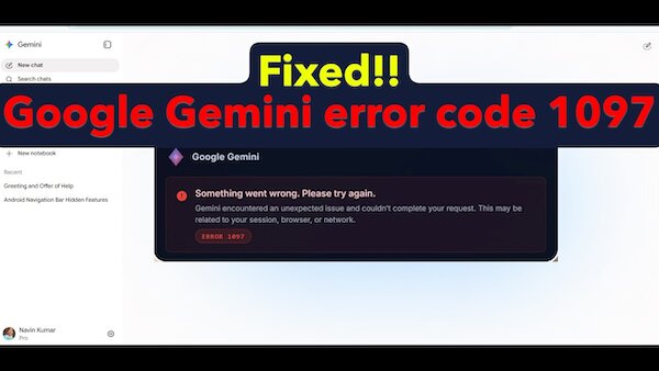 Giải Mã Lỗi 1097 Của Gemini: Vì Sao Phản Hồi Bị Đứt Đoạn Và Cách Khắc Phục 1 lỗi 1097 của gemini là gì