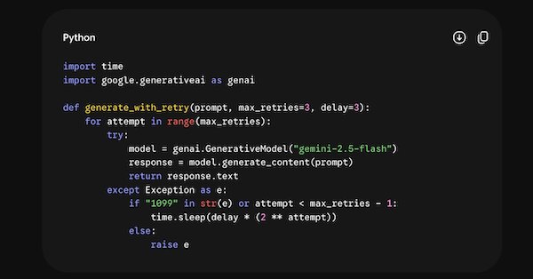 Lỗi 1099 Gemini Là Gì? Nguyên Nhân Và 5 Cách Khắc Phục Nhanh Nhất 5 Python lỗi 1099 Gemini
