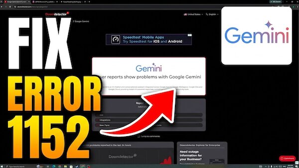 4 bước khắc phục lỗi 1152 Gemini trên giao diện Web
